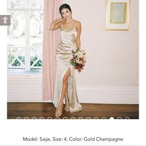 Bridesmaids dress from Revelry